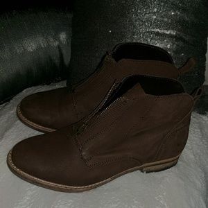 Brown booties